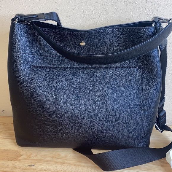 Dkny Bags Dkny Winston Black Leather Hobo Bag Poshmark